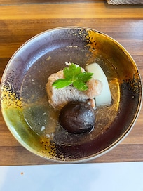 夕食(豚肉の煮物)