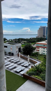 The view from the hotel pool/hot tub
