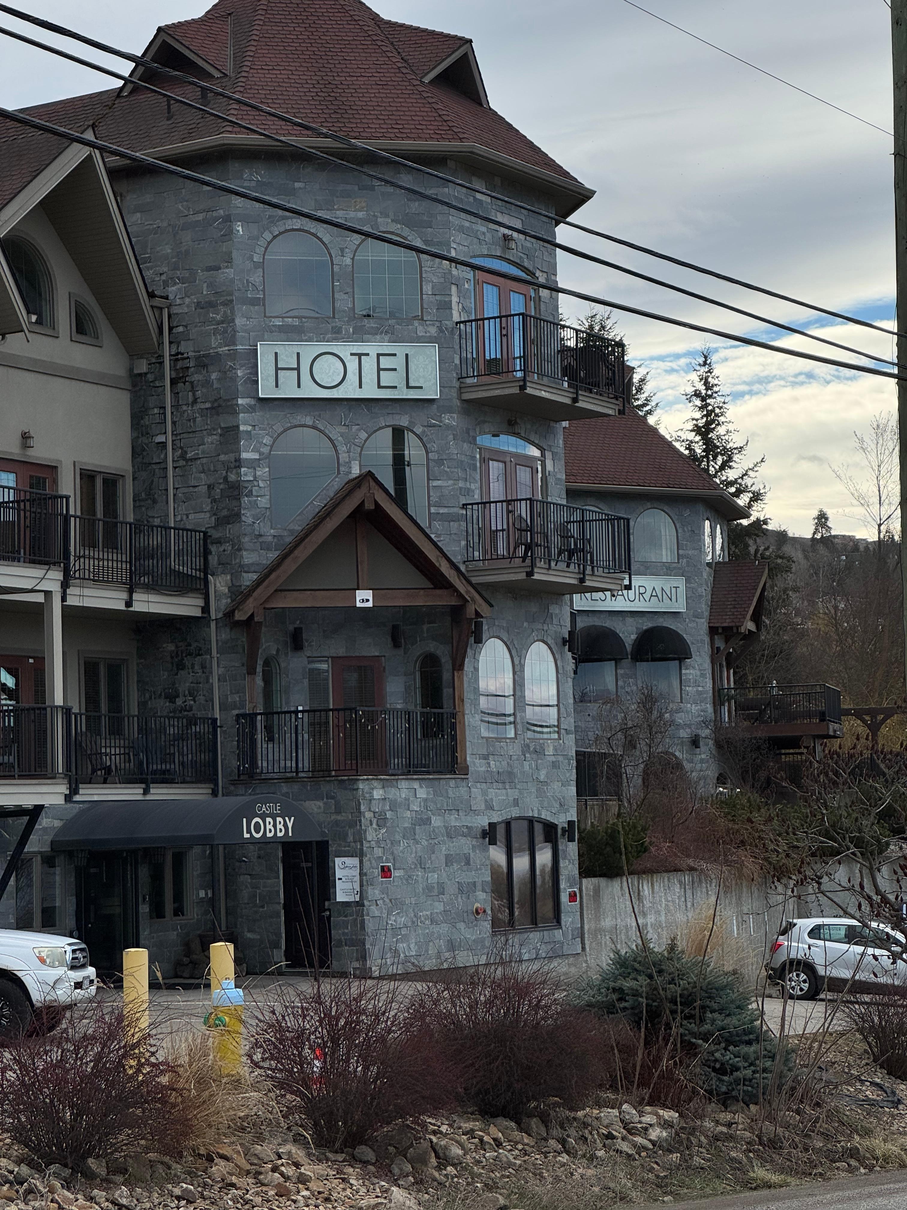 One of the “turrets”.