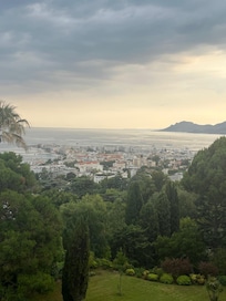 Early evening sunset from the balcony