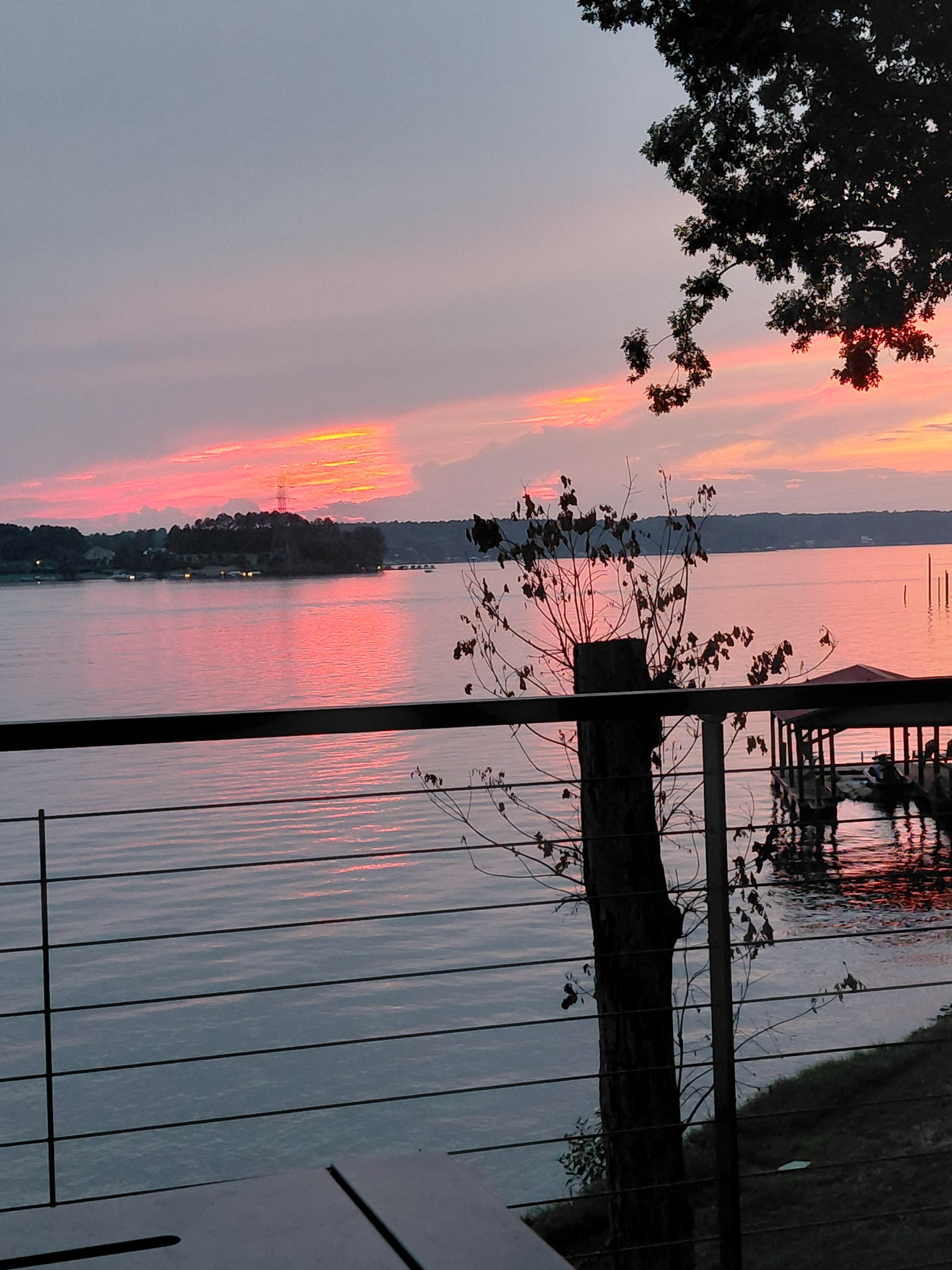 Sunset from upper deck