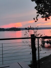 Sunset from upper deck