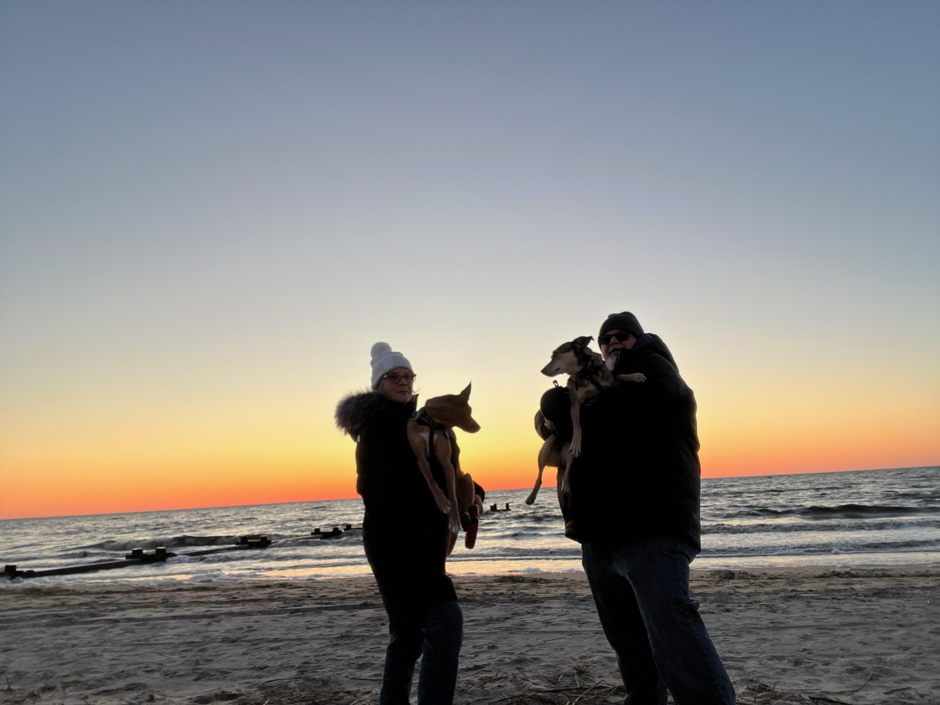 Sunset on the cooler day