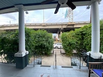 View from front door, shows the elevated I-10.