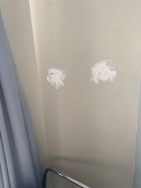 Patches on the wall