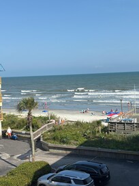 Our view from covered condo balcony