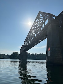 Bridge on lake by Eufalah!