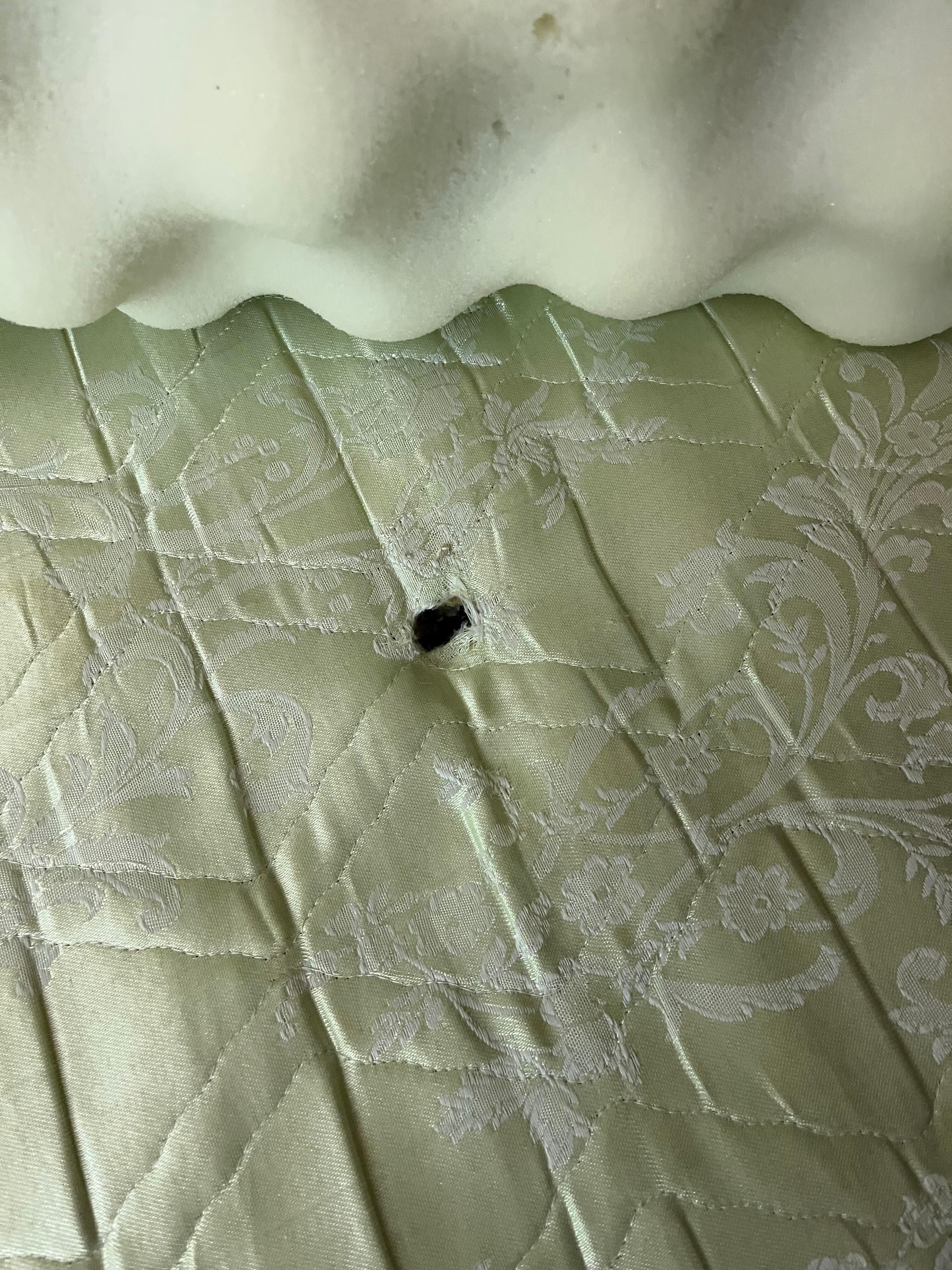 Hole in king mattress 