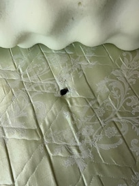Hole in king mattress