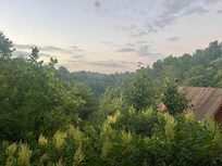 View from one end of the deck.