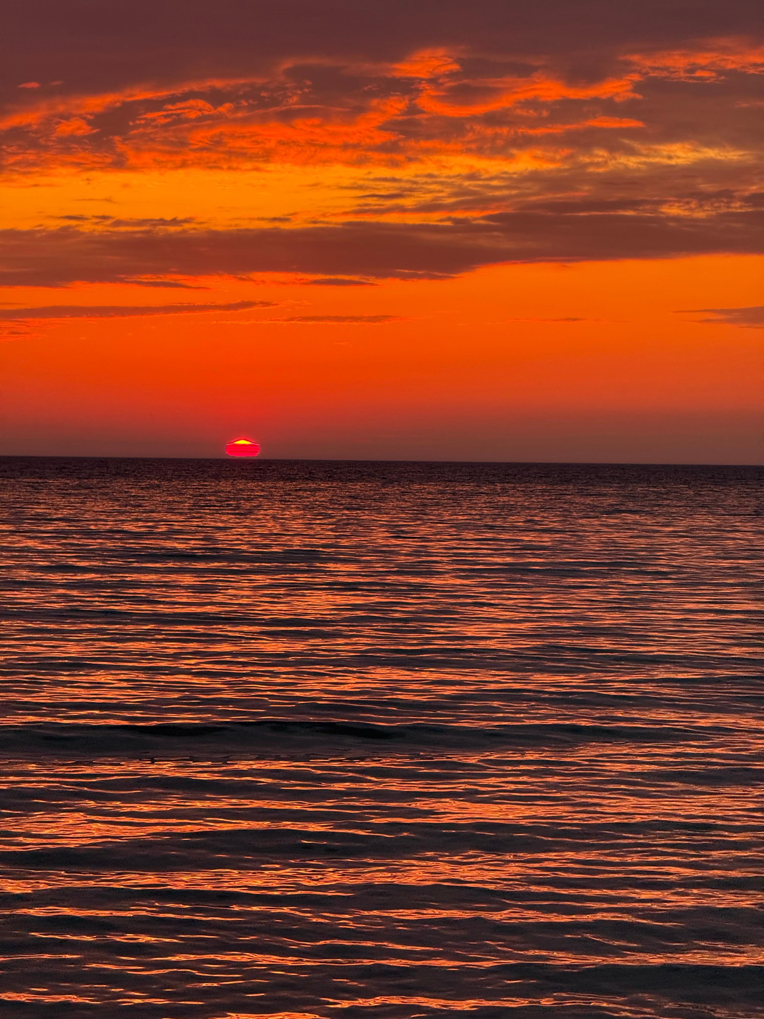 The sunsets were unmatched.