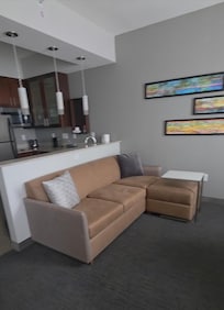 Sectional with pullout bed