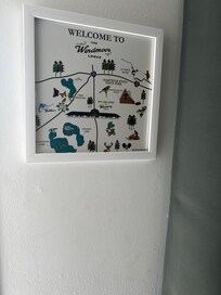 A nice touch - a map, of sorts.