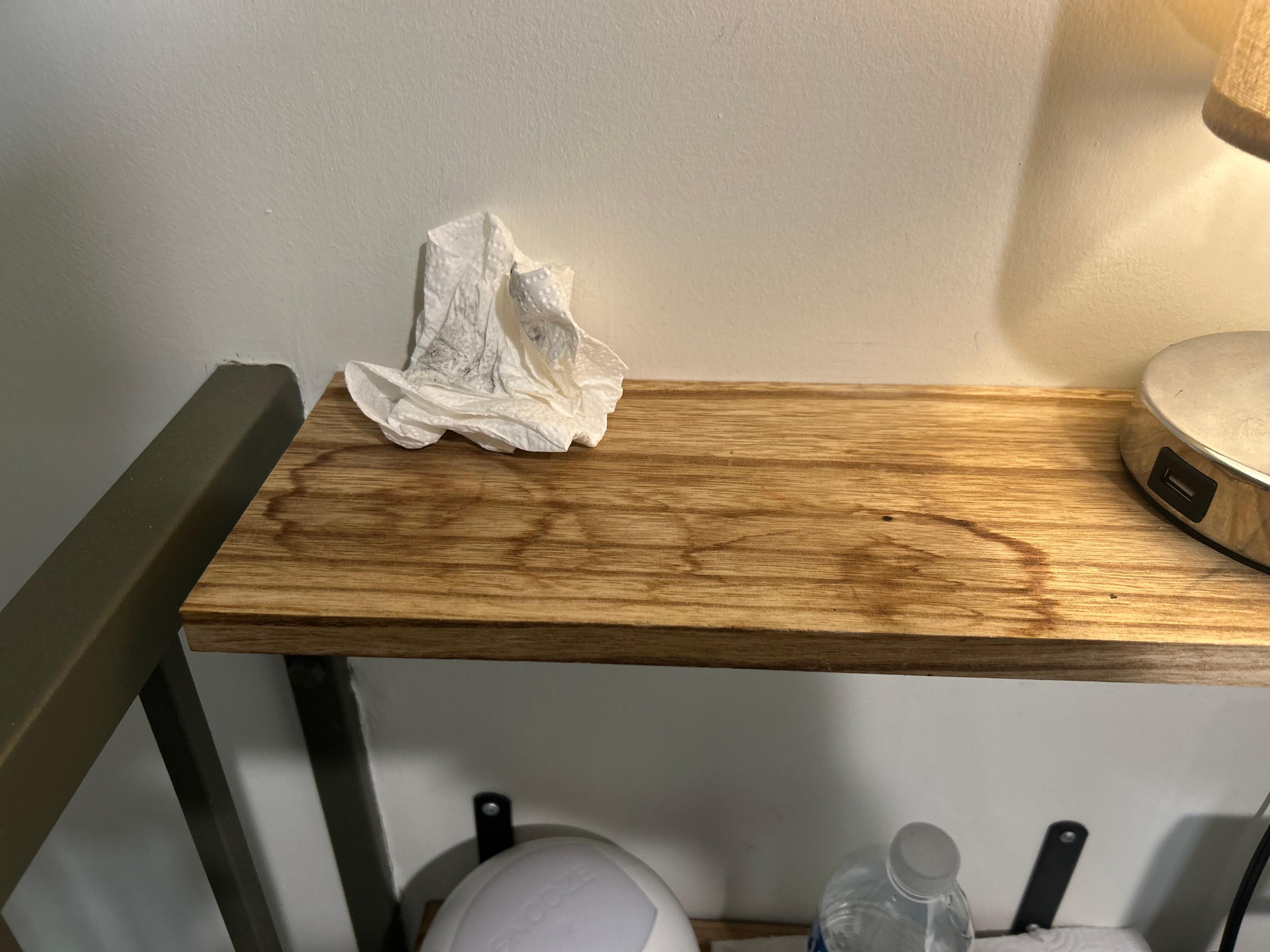 Condition of night stand
