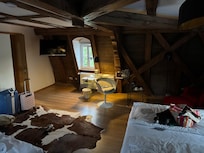 De kamer waar we verbleven