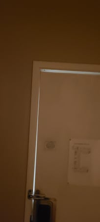 Gap in door
