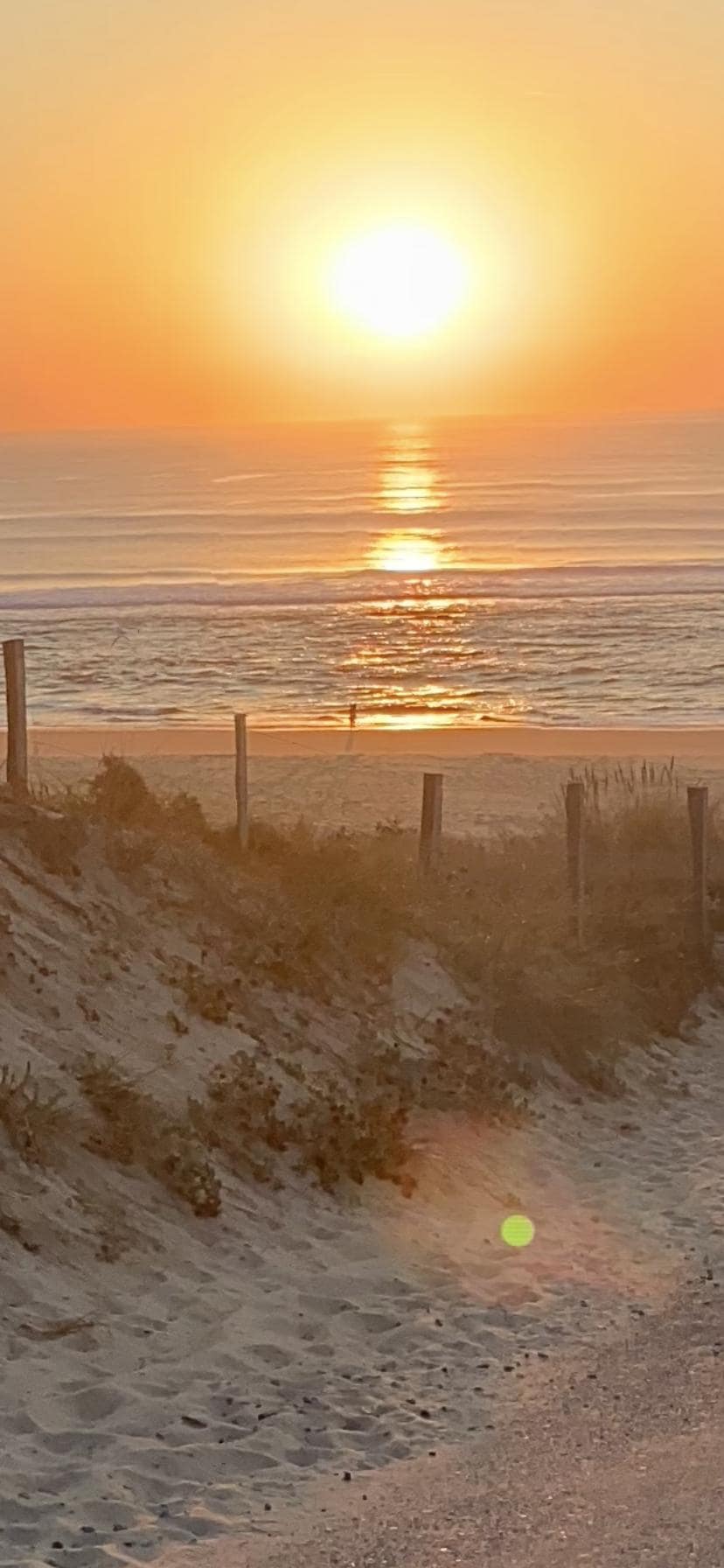 Coucher de soleil à Soustons 