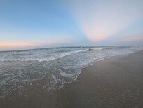 View from beach!