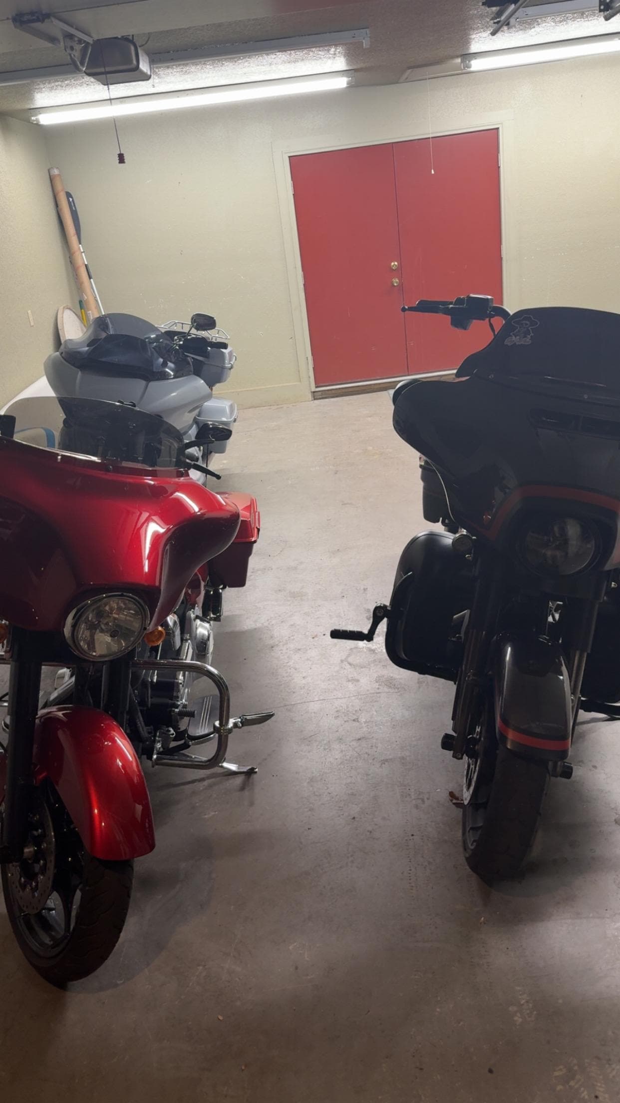 Spacious 2 car garage