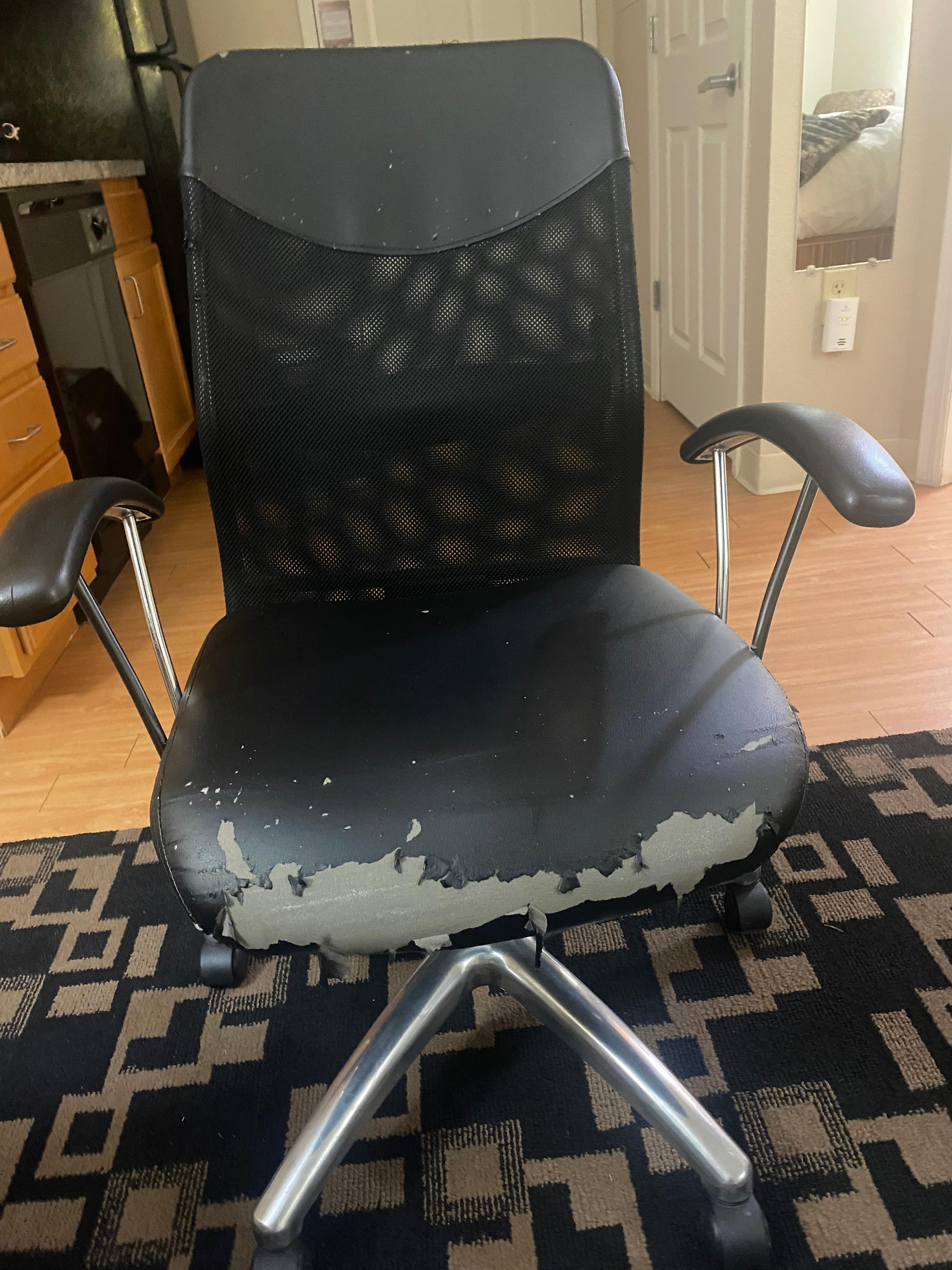 Nasty old furniture should have been retired years ago. 