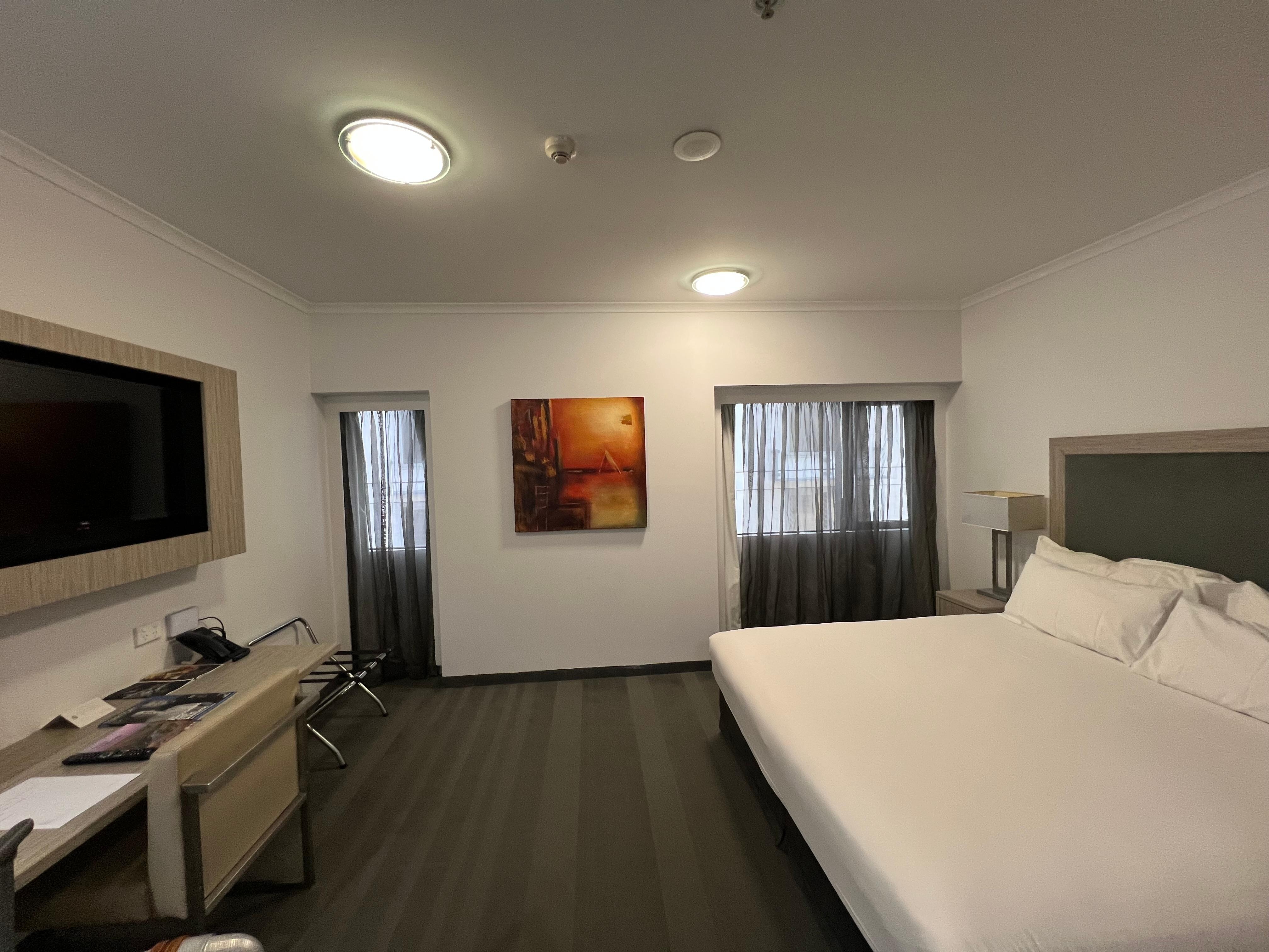 Room had one chair for two guest