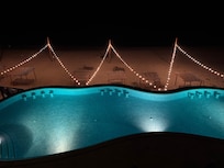 Pool at night