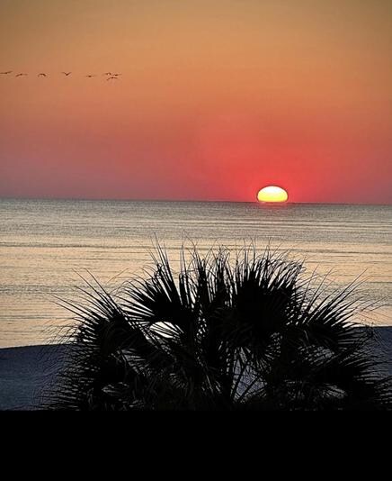 Our last sunset from the balconey