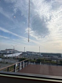 部屋から大分空港目と鼻の先。夜便着でも安心