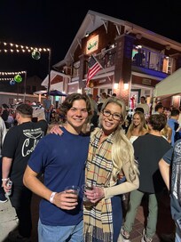 Chi Phi parent weekend. Drinks at The Swamp. 💙🧡