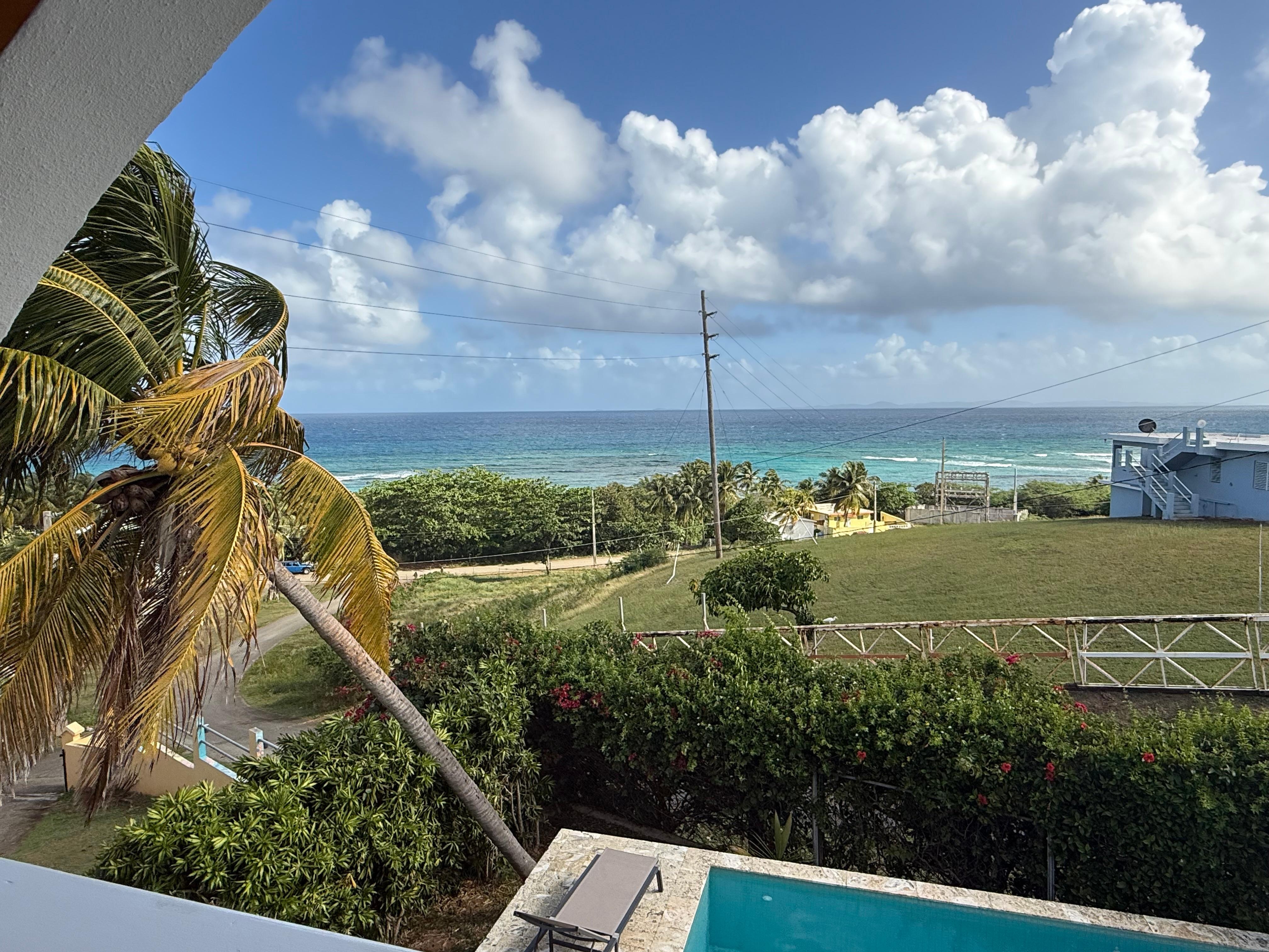 View from the top deck