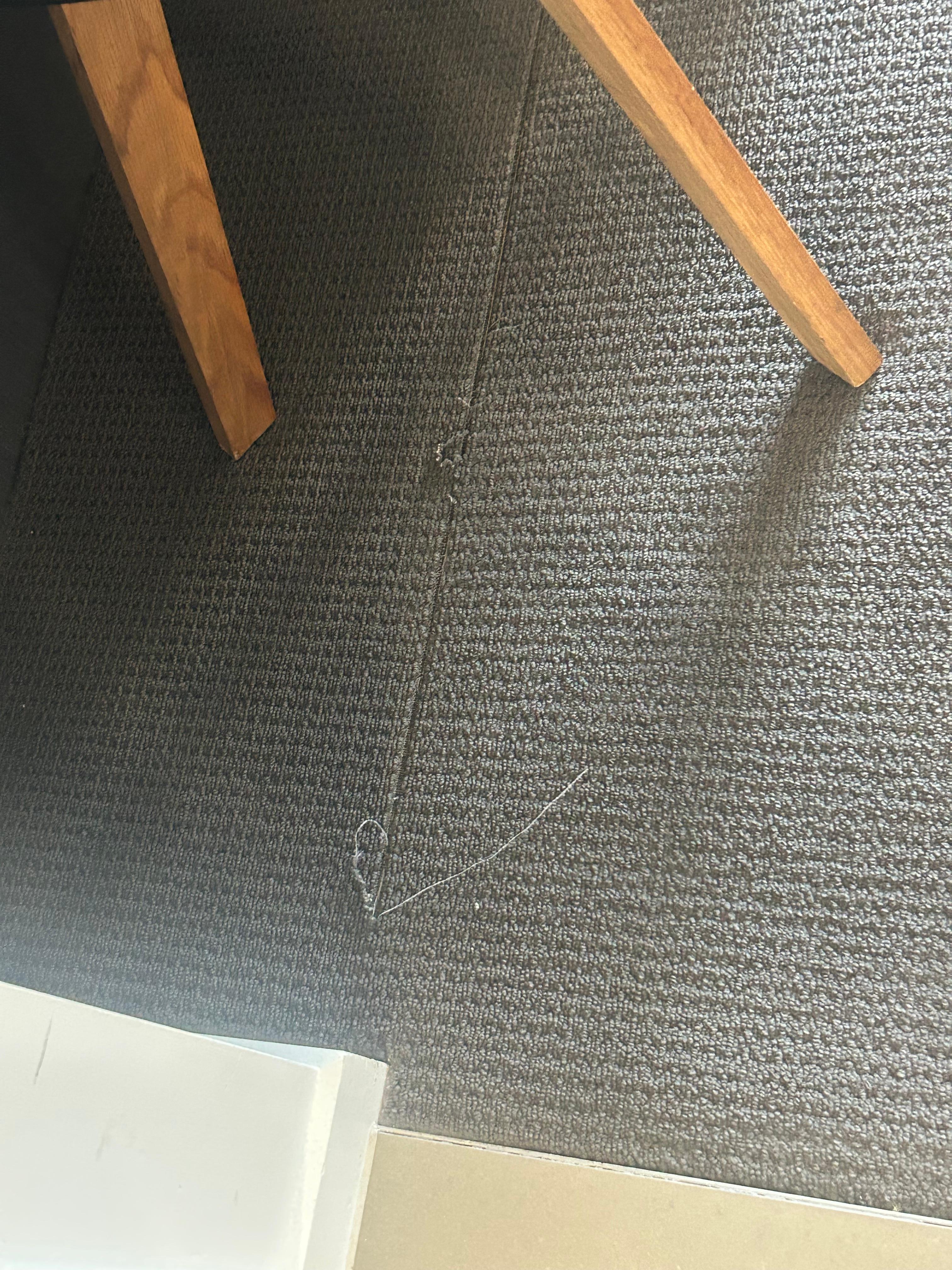 Pulls in carpet