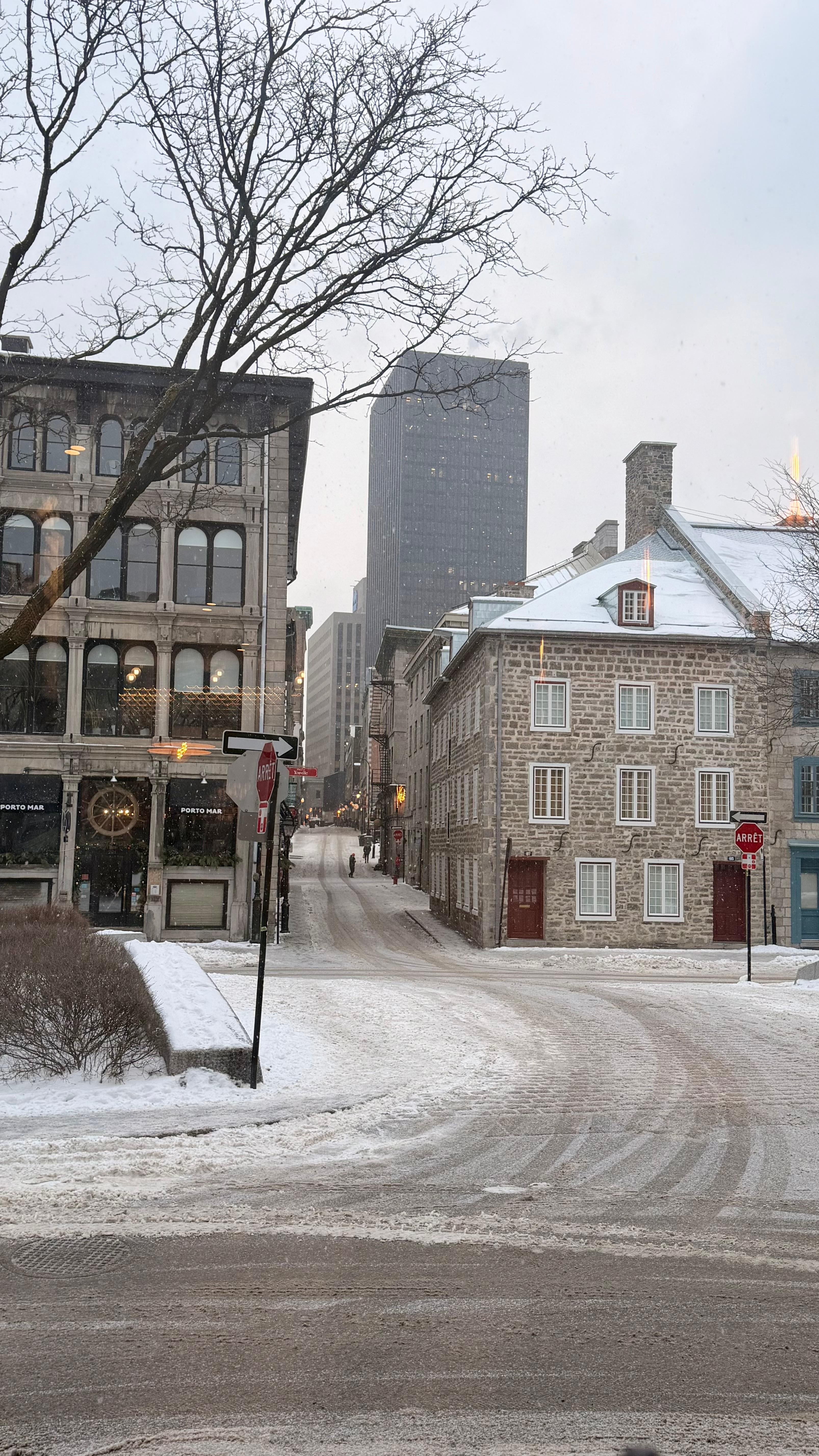 View from the hotel lobby…