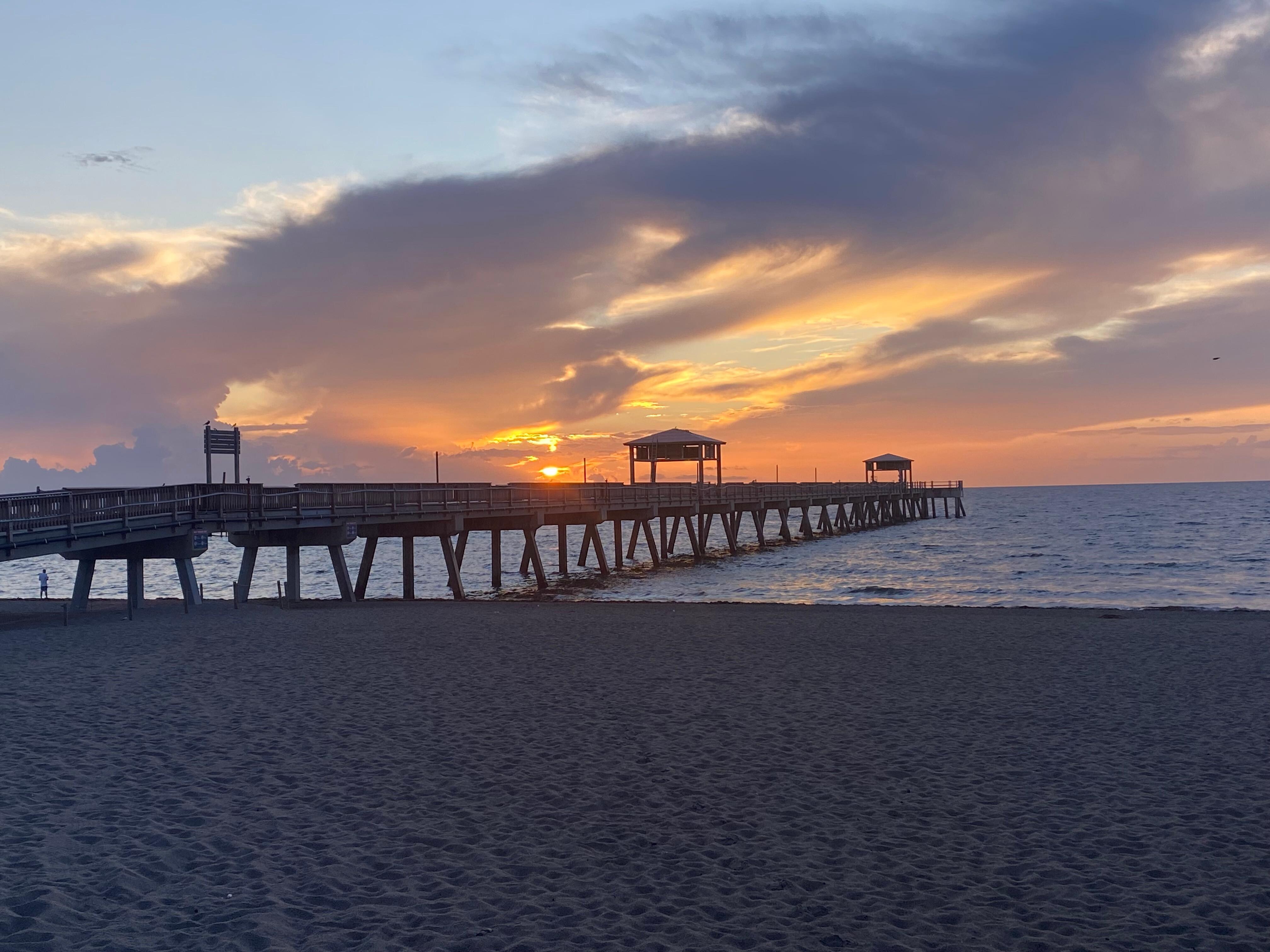 The pier at Wyndham unfortunately it’s closed for construction till September 