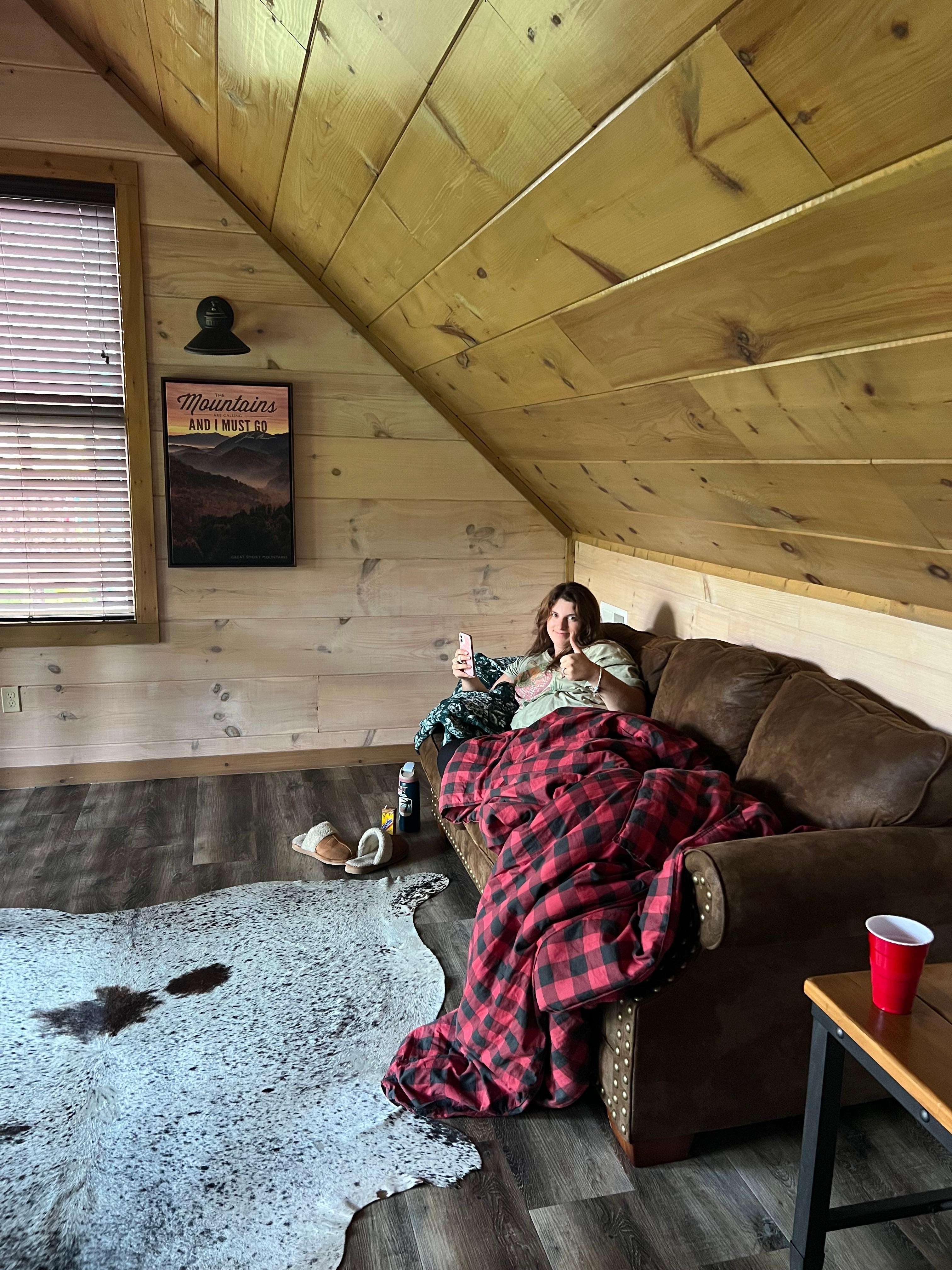 Loved the upstairs loft! We used it as a bedroom for our 21 year old.