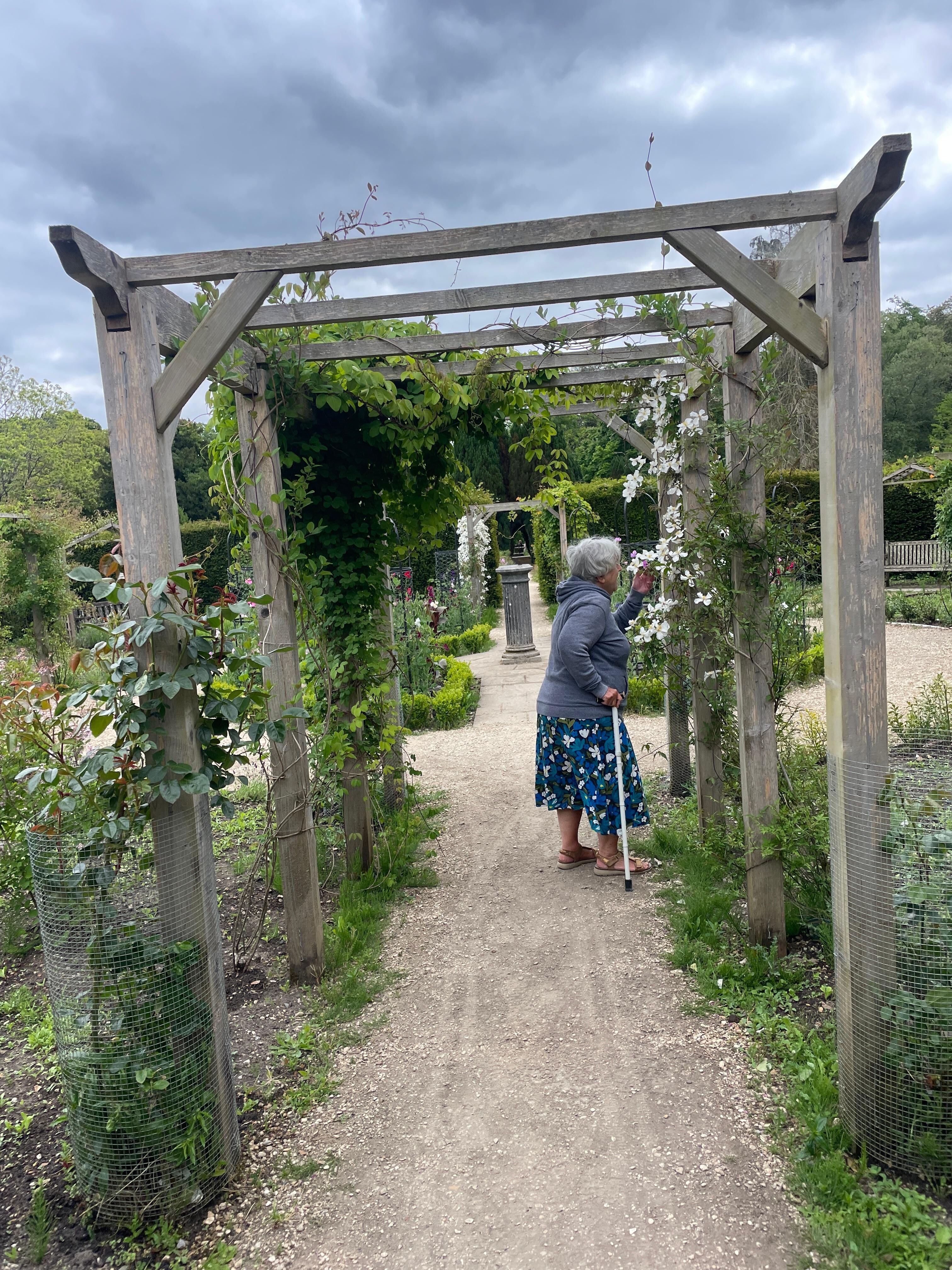 The nearby Walled Garden