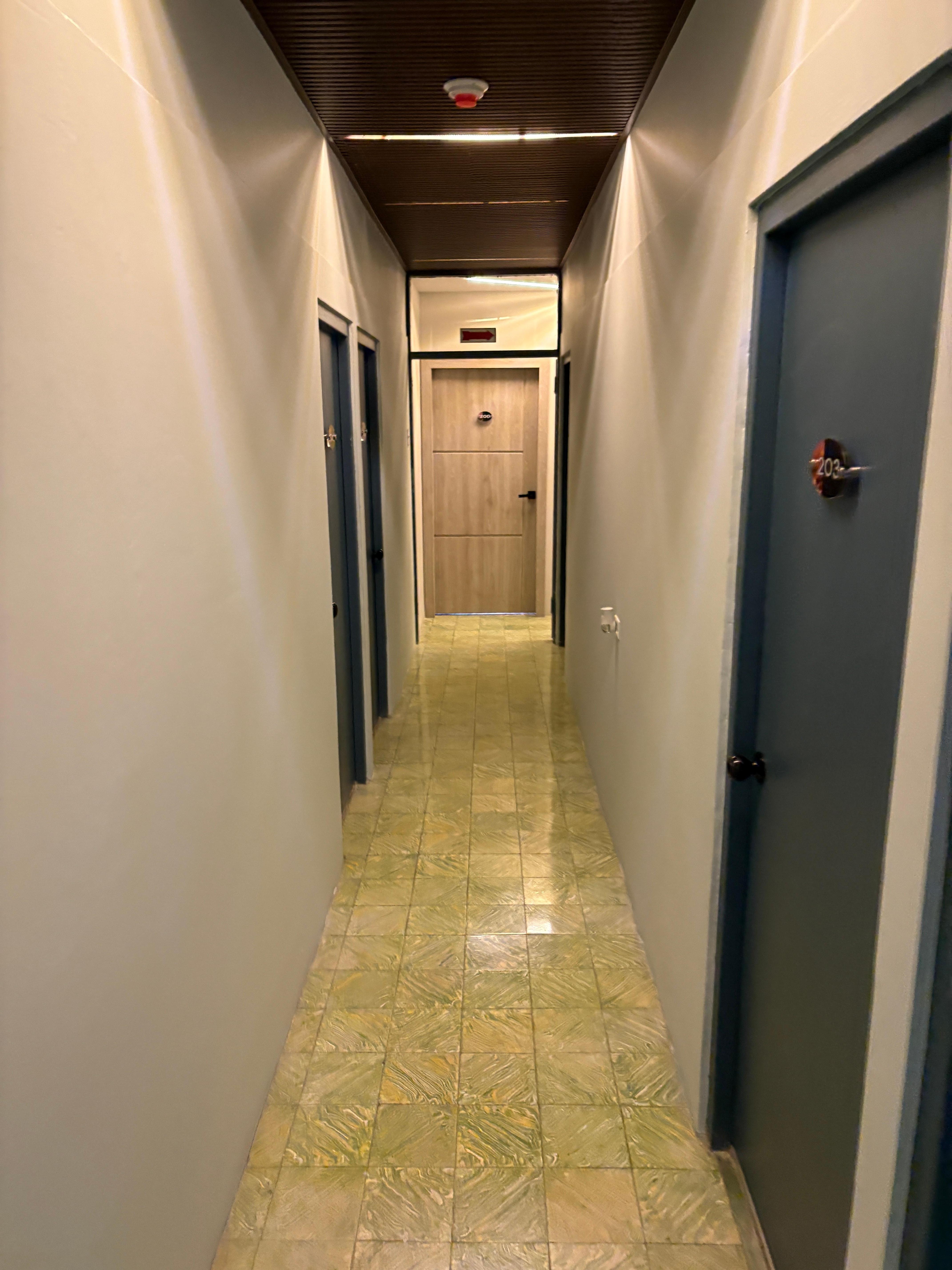 Complementary coffee. 