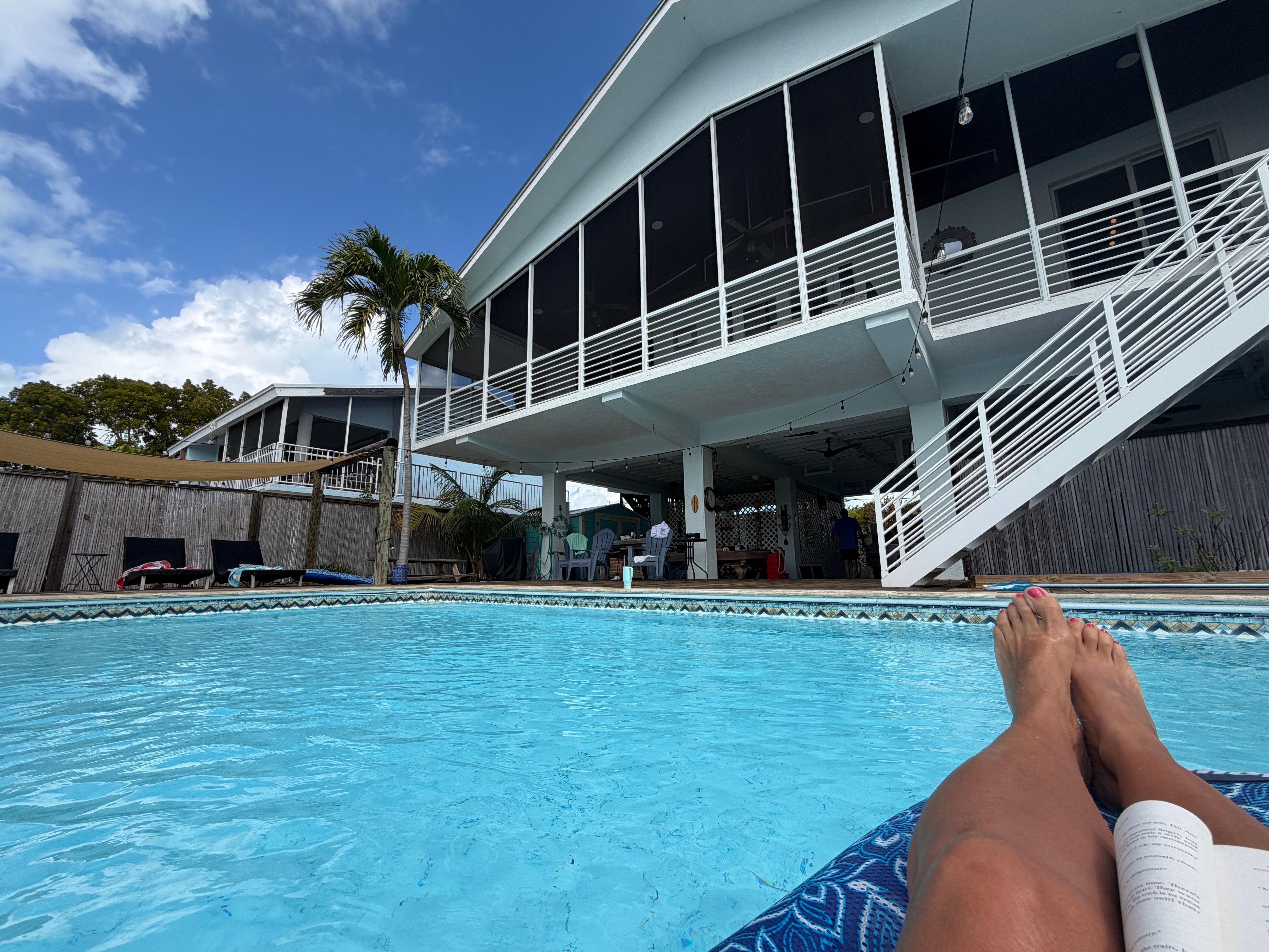 View of house from pool