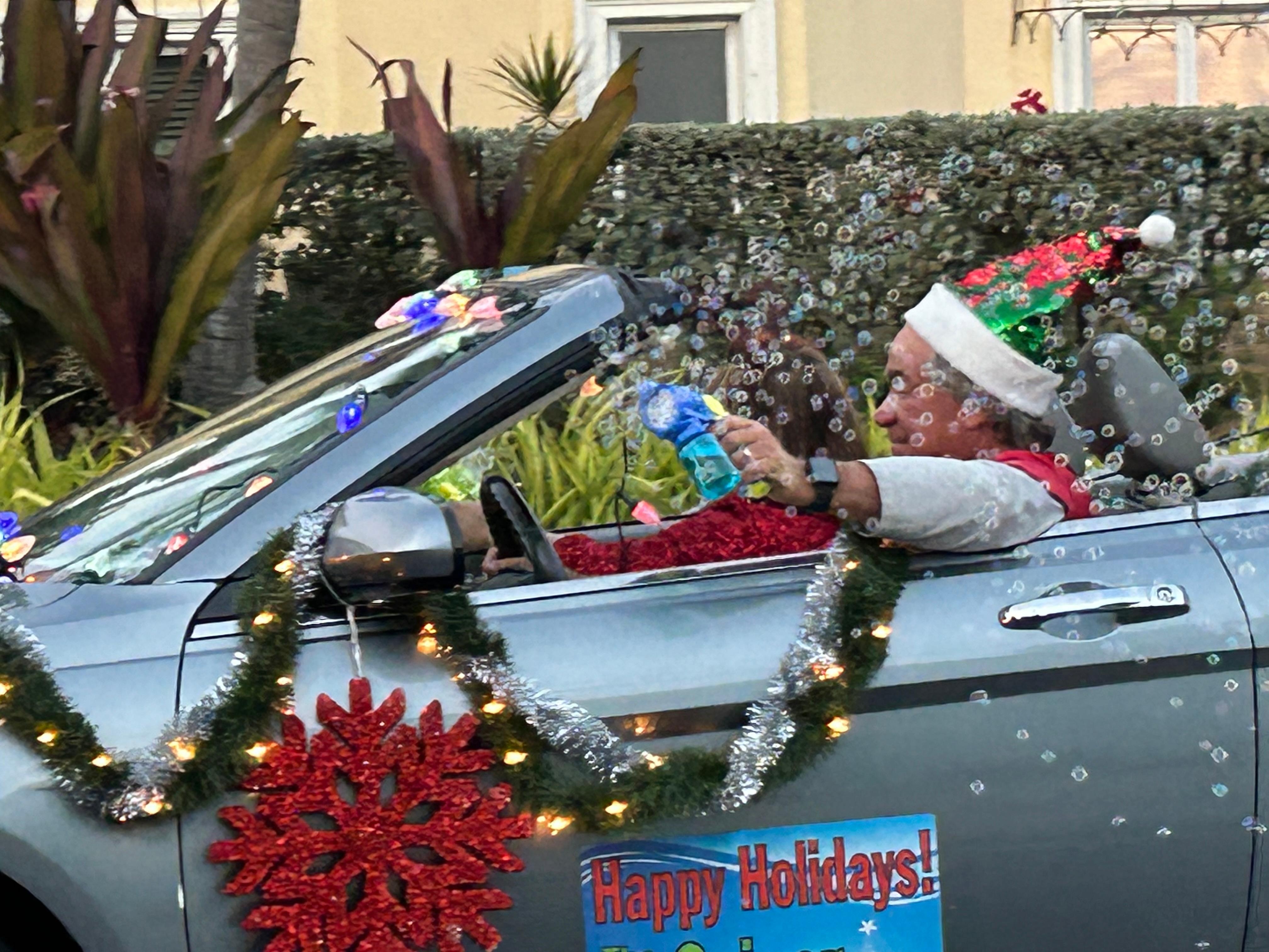The Holiday Parade went by