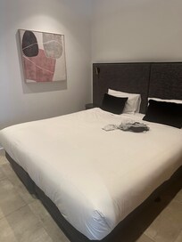 lovely big bed, separate from the TV room