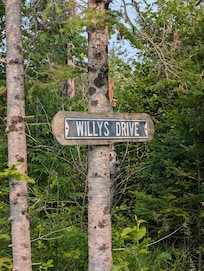 Front drive sign