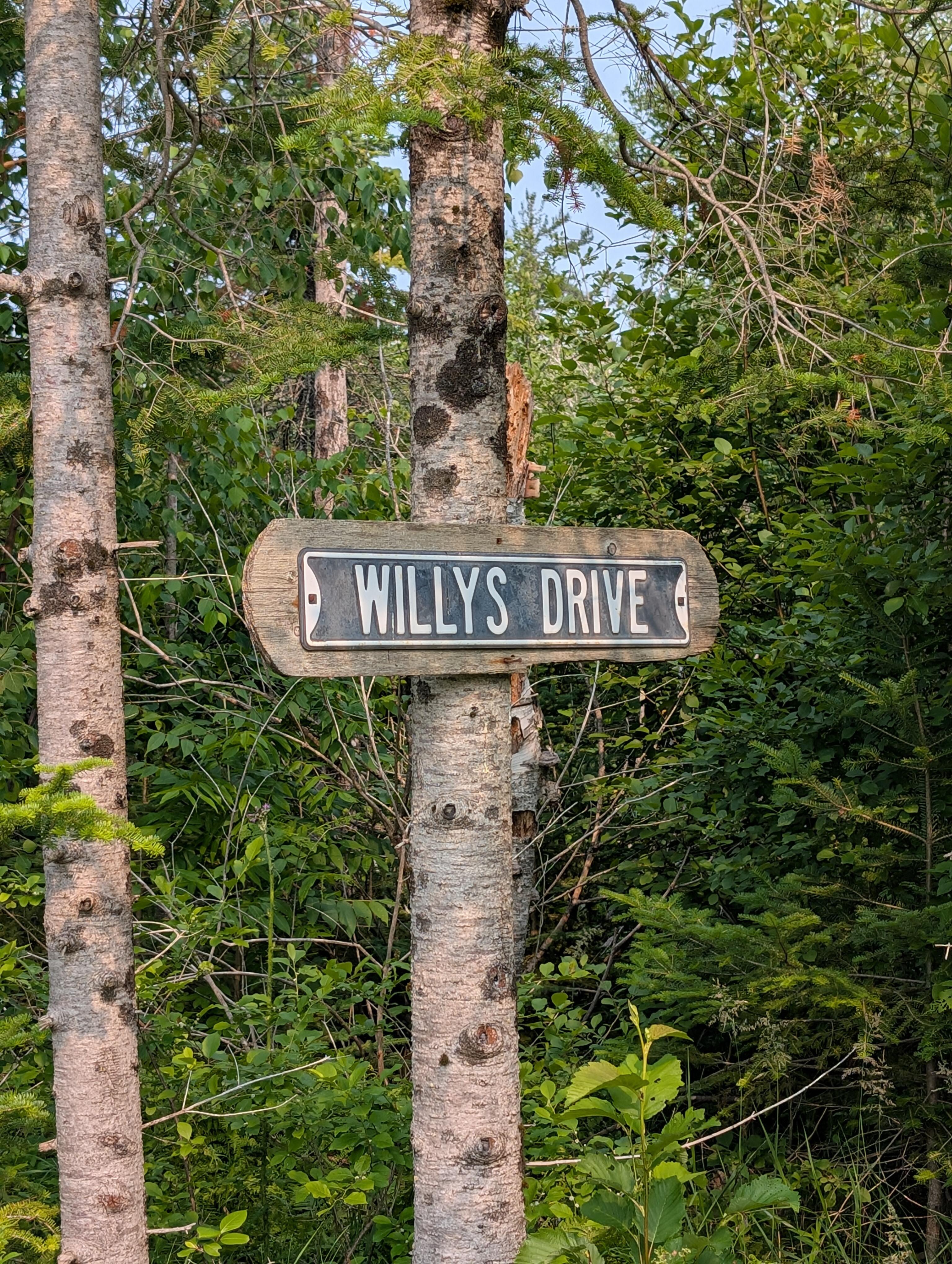 Front drive sign