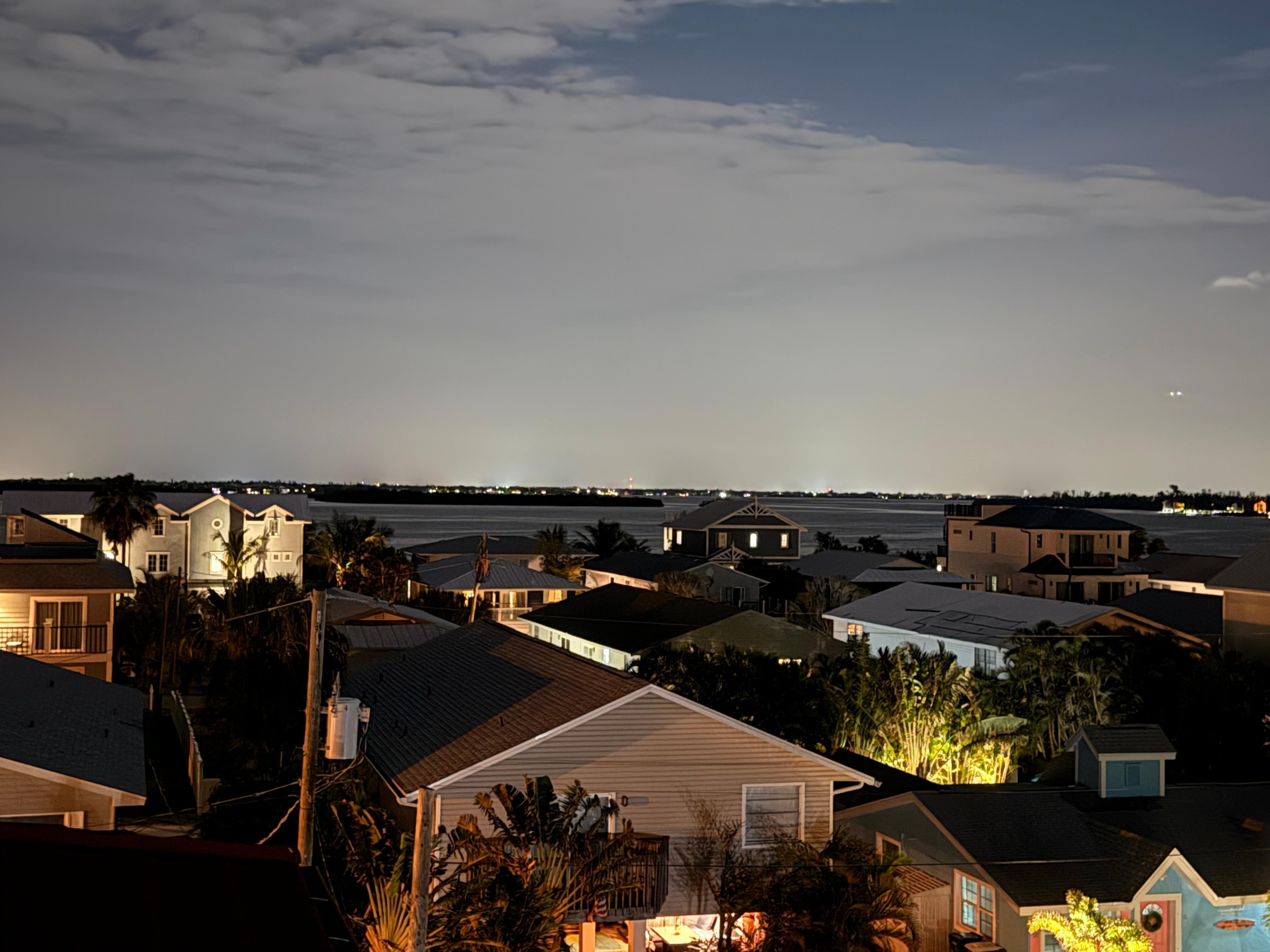 Roof top view at night