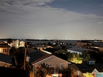 Roof top view at night
