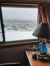 View from living room across Hwy 82