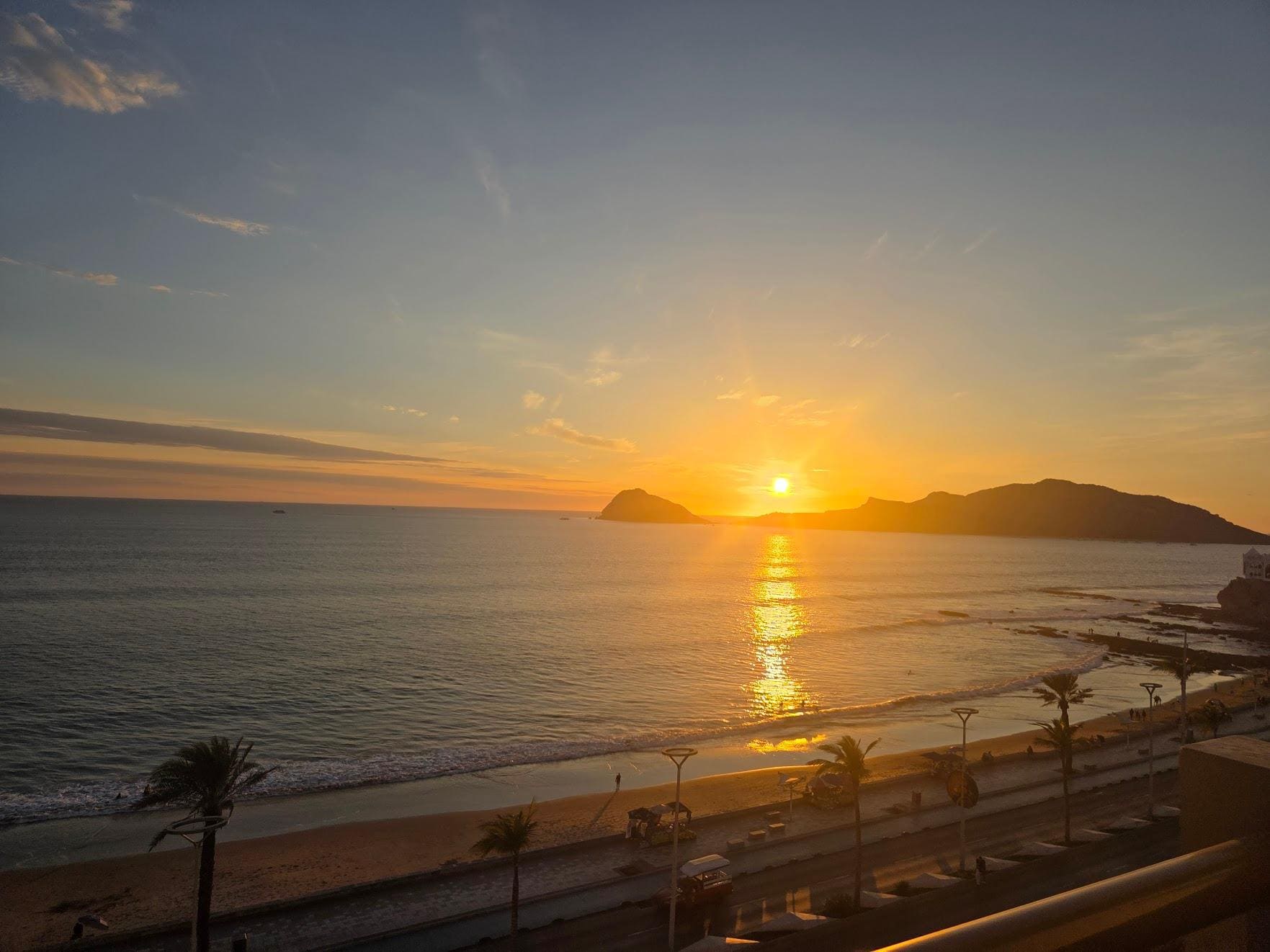 Sunset from the 6th floor room