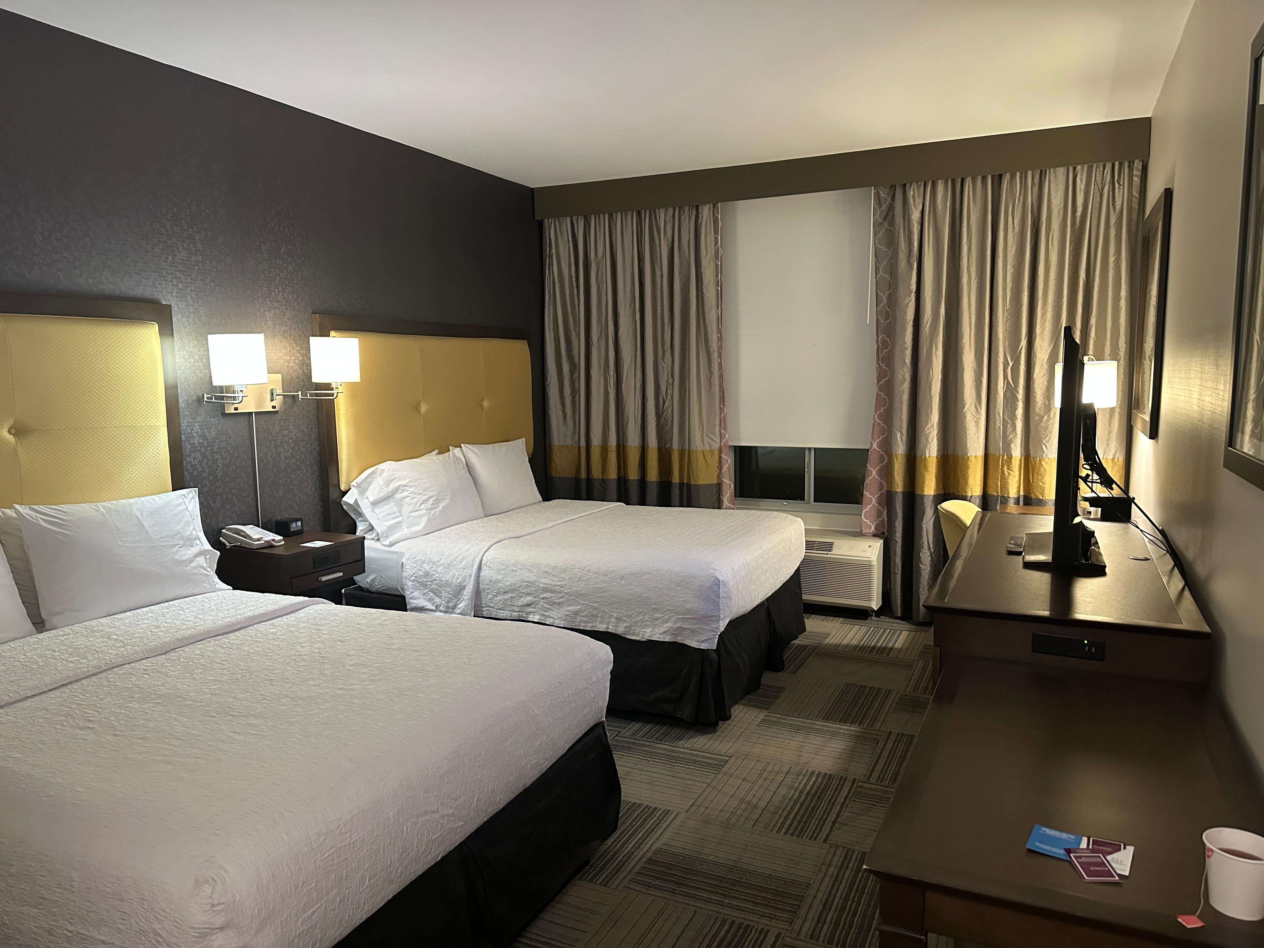 Clean and comfortable beds