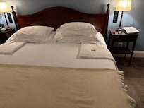 Turning back the sheets for evening