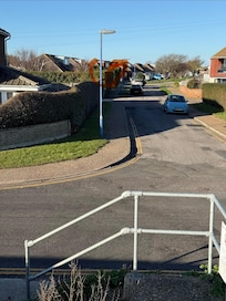 Taken from beach and red squiggle is Seagulls ❤️