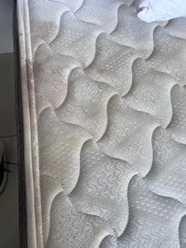 This is the stained mattress. This alone will reflect the rest of what I stated in this review