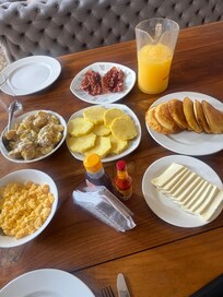 Breakfast made by The chef